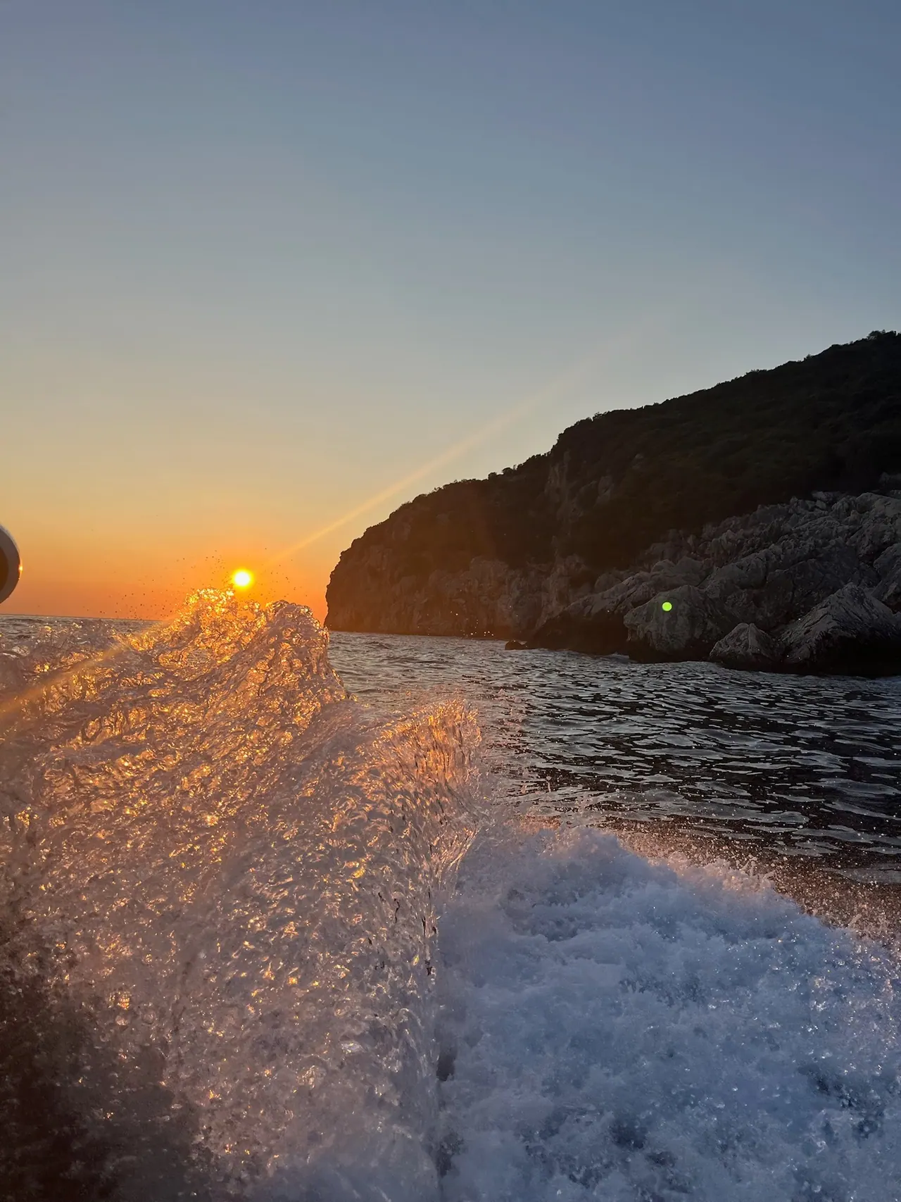 Golden hour on the Himara coast